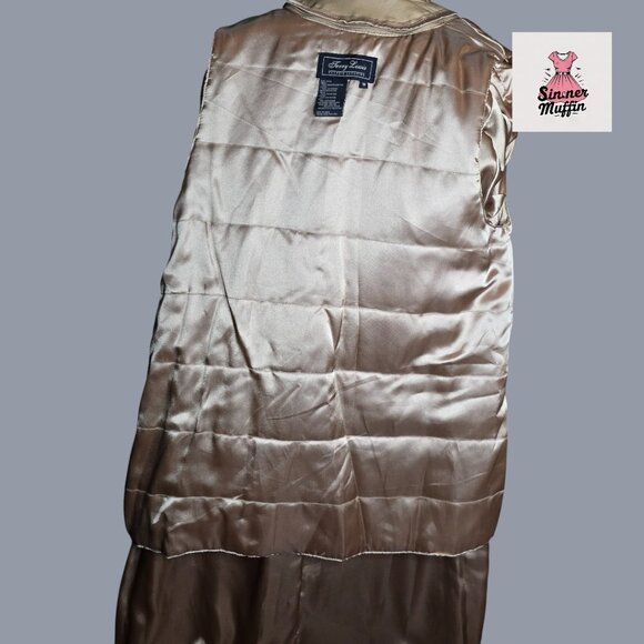 Terry Lewis Classic Luxuries Long 100% Leather and Faux Fur Trimmed Coat - Picture 11 of 16